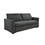 78 inch 3 in 1 Convertible Sleeper Sofa Bed, Modern Fabric Loveseat Futon Sofa Couch w/Pullout Bed, Small Love Seat Lounge Sofa w/Reclining Backrest, Furniture for Living Room, Dark Gray W1417131880