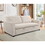 78 inch 3 in 1 Convertible Sleeper Sofa Bed, Modern Fabric Loveseat Futon Sofa Couch w/Pullout Bed, Small Love Seat Lounge Sofa w/Reclining Backrest, Furniture for Living Room,Beige W1417131881