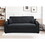 75 inch 3 in 1 Convertible Modern Sofa with Convenient Pull Out Bed,Reclining Backrest, Cup Holders,Pillows and Pockets, Futon Couches for Living Room Apartment Office,Dark Blue W1417131914