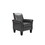 Accent Chairs, Comfy Sofa Chair, Armchair for Reading, Living Room, Bedroom, Office, Waiting Room, PU leather, Dark Grey W141765015