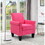 Pink + Upholstered + Foam