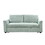 78 inch 3 in 1 Convertible Sleeper Sofa Bed, Modern Fabric Loveseat Futon Sofa Couch w/Pullout Bed, Small Love Seat Lounge Sofa w/Reclining Backrest, Furniture for Living Room, Light Green