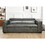 88 inch Convertible Sofa Couch with Pull Out Bed, Modern Lounge Sleeper Sofa Set with Adjustable Headrest, Sofa Bed Furniture for for Living Room, Apartment,Basement,Grey W1417P163496