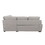 95" Sectional Sofa with Ultra Soft Back Cushion,Sleeper Sectional Sofa with Pull Out Couch Bed and Storage Ottoman,Beige W1417S00029