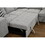 Sectional Pull Out Sofa Bed 101" Reversible L-Shaped Corner Sleeper Upholstered Couch with Storage Ottoman, 2 Pillows,USB Ports,2 Stools for Living Room Furniture Sets,Apartments, Light Gray