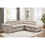 W1417S00076 Beige+Upholstered+Light Brown+Wood+Primary Living Space