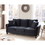 Modern Velvet Couch with 2 Pillow, 78 inch Width Living Room Furniture, 3 Seater Sofa with Plastic Legs W142061899