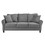 Modern Velvet Couch with 2 Pillow, 78 inch Width Living Room Furniture, 3 Seater Sofa with Plastic Legs W142061913