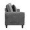 Modern Velvet Couch with 2 Pillow, 78 inch Width Living Room Furniture, 3 Seater Sofa with Plastic Legs W142061913