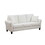 Modern Velvet Couch with 2 Pillow, 78 inch Width Living Room Furniture, 3 Seater Sofa with Plastic Legs W142070532