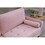 Living Room Sofa,3-Seater Sofa, with Copper Nail on Arms,Three Pillow,Pink W1420S00003