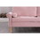 Living Room Sofa,3-Seater Sofa, with Copper Nail on Arms,Three Pillow,Pink W1420S00003