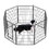 Heavy Duty Dog Pens Outdoor Dog Fence Dog Playpen for Large Dogs, 40"Dog Kennel Outdoor Pet Playpen with Doors 8 Panels Metal Exercise Pens Puppy Playpen Temporary Camping Fence for the Yard