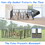 Dog Pens Outdoor 32" Height Foldable 12 Panels Heavy Duty Metal Portable Dog Playpen Indoor Anti-Rust Exercise Dog Fence with Doors for Large/Medium/Small Pets Play Pen for RV Camping Yard