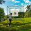 10X10X10FT Golf Practice Net Cage w/ Metal Frame Hitting Net Kit Indoor Outdoor
