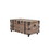 Antique Reclaimed Wood Gray Trunk Table and Side Table S/3 with Large Storage Dress Up Your Liviing Room W142562436