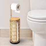 Freestanding Toilet Paper Holder with Storage W1430130657