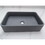 Rectangle Concrete Vessel Bathroom Sink Handmade Concreto Stone Basin Counter Freestanding Bathroom Vessel Sink in Grey without Faucet and Drain W143264980