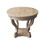 Curved Legs Farmhouse Style Small Size Round Dining Table End Table Side Table Coffee Table for Dinette, Kitchen, Dining Room or Living Room, Natural Wood Grain Distressed W1435127092