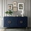 W1435P191610 Navy Blue+Engineered Wood+Lacquered+Adjustable Shelves