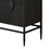 31.50" Modern 2 Door Wooden Storage Cabinet Accent Cabinet with Metal Leg Featuring Two-tier Storage, for Living Room, Entryway and Dining Room, Painted in Black W1435P206312