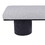 Upholstered Bench with Black Chunky Legs Light Grey Boucle Fabric Contemporary Style Bed-end Bench for Bedroom Living Room W1435S00002