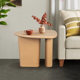 Tapered Tabletop Side Table(NATURAL WOOD) W1445P153017