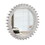 W1445P171992 White Washed+Mirror+Oval or Circle+Living Room+American Design