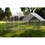 Metal Large Chicken Coop Walk-in Poultry Cage Large Chicken Run Spire Shaped Cage with Waterproof Anti-UltravioletCover, 1.00" Diameter Tube (19.6' L x 9.8' W x 6.5' H) W1456P145398