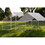Metal Large Chicken Coop Walk-in Poultry Cage Large Chicken Run Spire Shaped Cage with Waterproof Anti-UltravioletCover, 1.00" Diameter Tube (26.2' L x 9.8' W x 6.4' H) W1456S00007