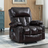 Recliner Chair for Living Room with Rocking Function and Side Pocket
