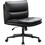 W1521P179328 Black+PU+Wood+Cotton+Office Chairs