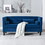 W1521S00039 Blue+Velvet+Wood+Heavy Duty+Foam