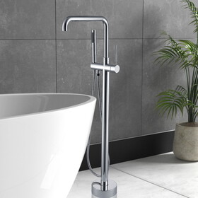 Freestanding Bathtub Faucet with Hand Shower W1533122424