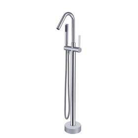 Freestanding Bathtub Faucet with Hand Shower W1533124983
