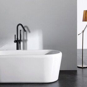 Freestanding Bathtub Faucet with Hand Shower W1533124987