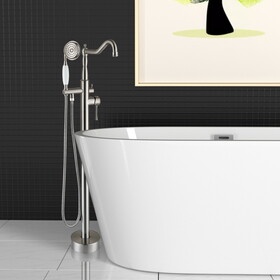 Freestanding Bathtub Faucet with Hand Shower W1533125002