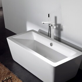 Freestanding Bathtub Faucet with Hand Shower W1533125015