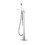 Freestanding Bathtub Faucet with Hand Shower W1533125015
