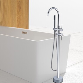 Freestanding Bathtub Faucet with Hand Shower W1533125022