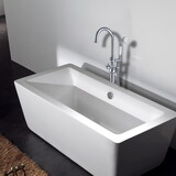 Freestanding Bathtub Faucet with Hand Shower W1533125096