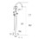 Freestanding Bathtub Faucet with Hand Shower W1533125099