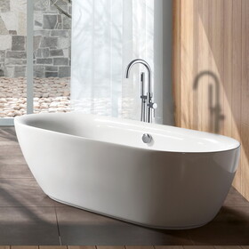 Freestanding Bathtub Faucet with Hand Shower W1533125161