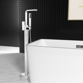 Freestanding Bathtub Faucet with Hand Shower W1533125176