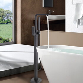 Freestanding Bathtub Faucet with Hand Shower W1533125179