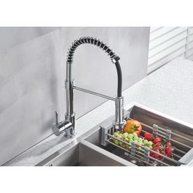 Single Handle Pull Down Sprayer Kitchen Sink Faucet W153367664
