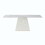 78.74" modern artificial stone white straight side panel-beige PU plywood table legs-can accommodate 8 people. W1535S00257