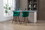 COOLMORE Counter Height Bar Stools Set of 2 for Kitchen Counter Solid Wood Legs with a fixed height of 360 degrees W153968288