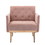 COOLMORE Accent Chair,leisure single sofa with Rose Golden feet W153981344