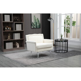 COOLMORE Accent Chair,Living Room Chair / leisure single sofa with acrylic feet